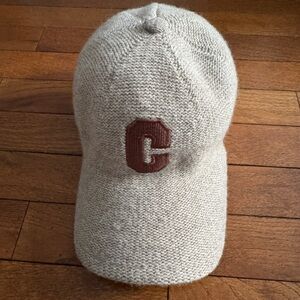 Oatmeal Wool C Cap
